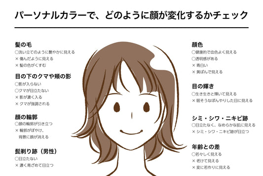 【パーソナルカラー】若々しく見える色の服装からネックレスまで、タイプ別に徹底解説!