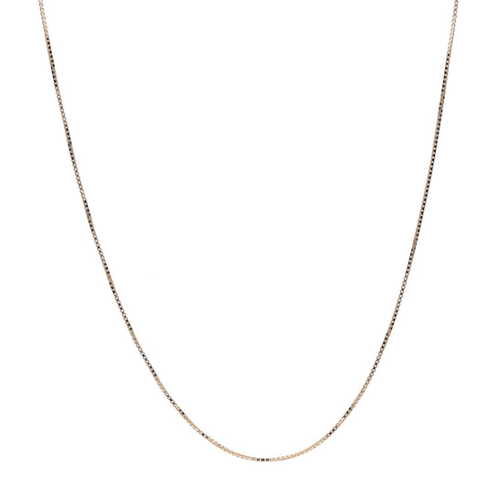 0.5mm ベネチアン イエローゴールド チェーン|K18YG 45cm 長さ調整可|8mmの真珠におすすめ