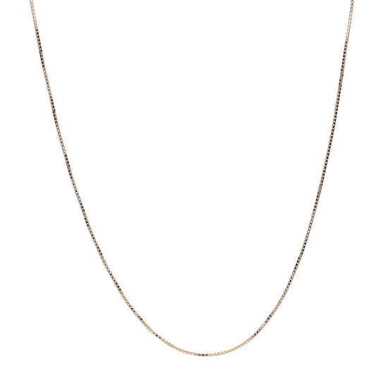 0.7mm ベネチアン イエローゴールド チェーン|K18YG 45cm 長さ調整可|8〜10mmの真珠におすすめ