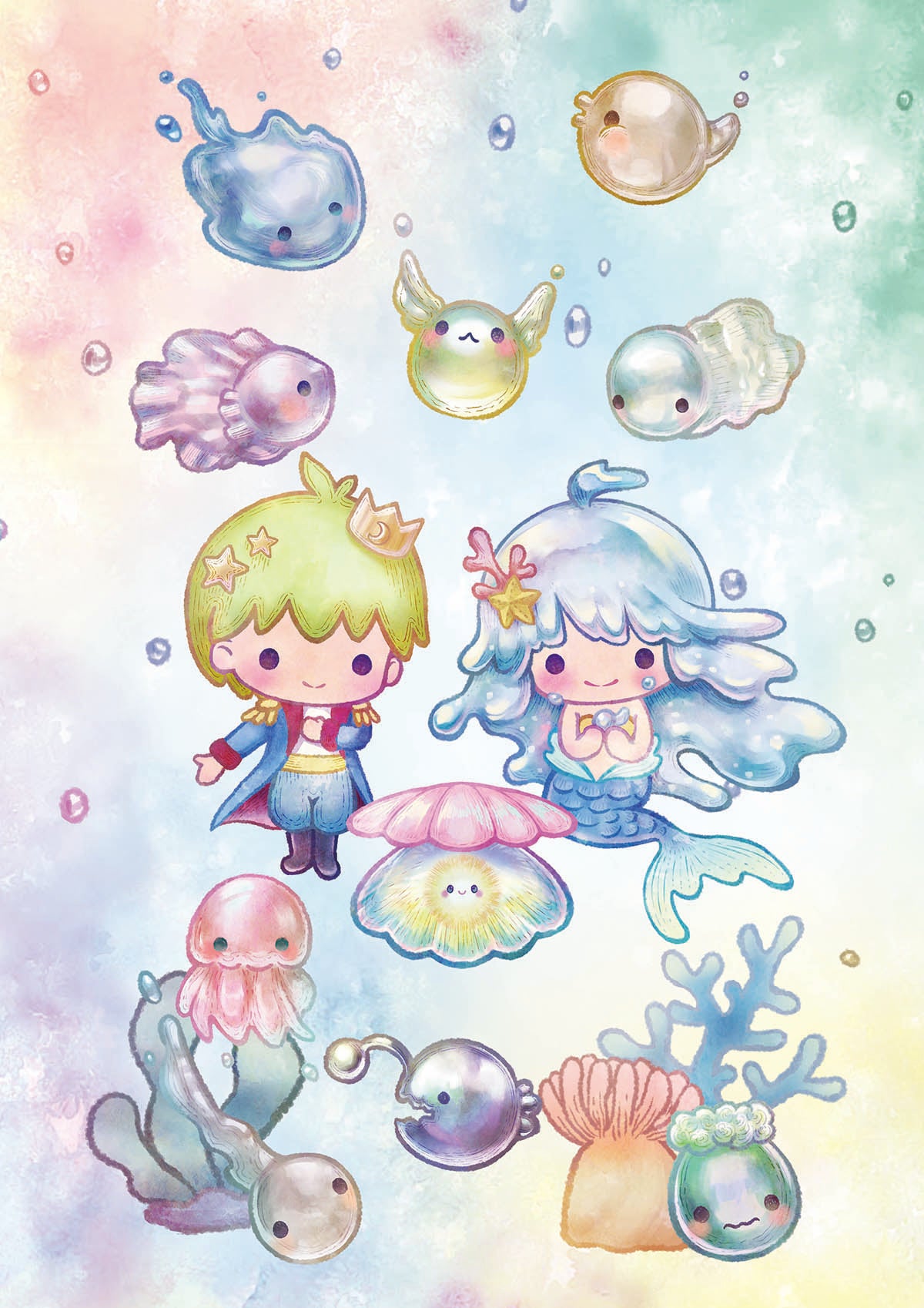 おさかな真珠・金魚（無調色アコヤ真珠 7.2-11.5mm A ホワイト色系） ペンダント シルバーチェーン付き（SV925） 世界にひとつ #3020