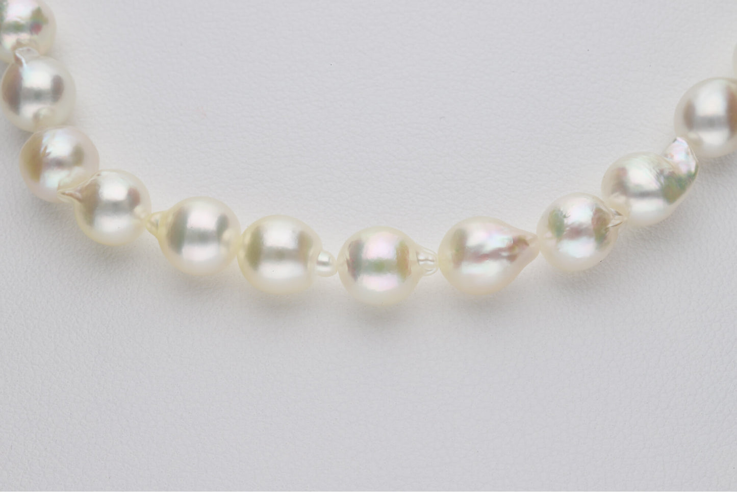 無調色 アコヤ真珠（日本）パールネックレス バロック 7.0-8.0mm 約60cm